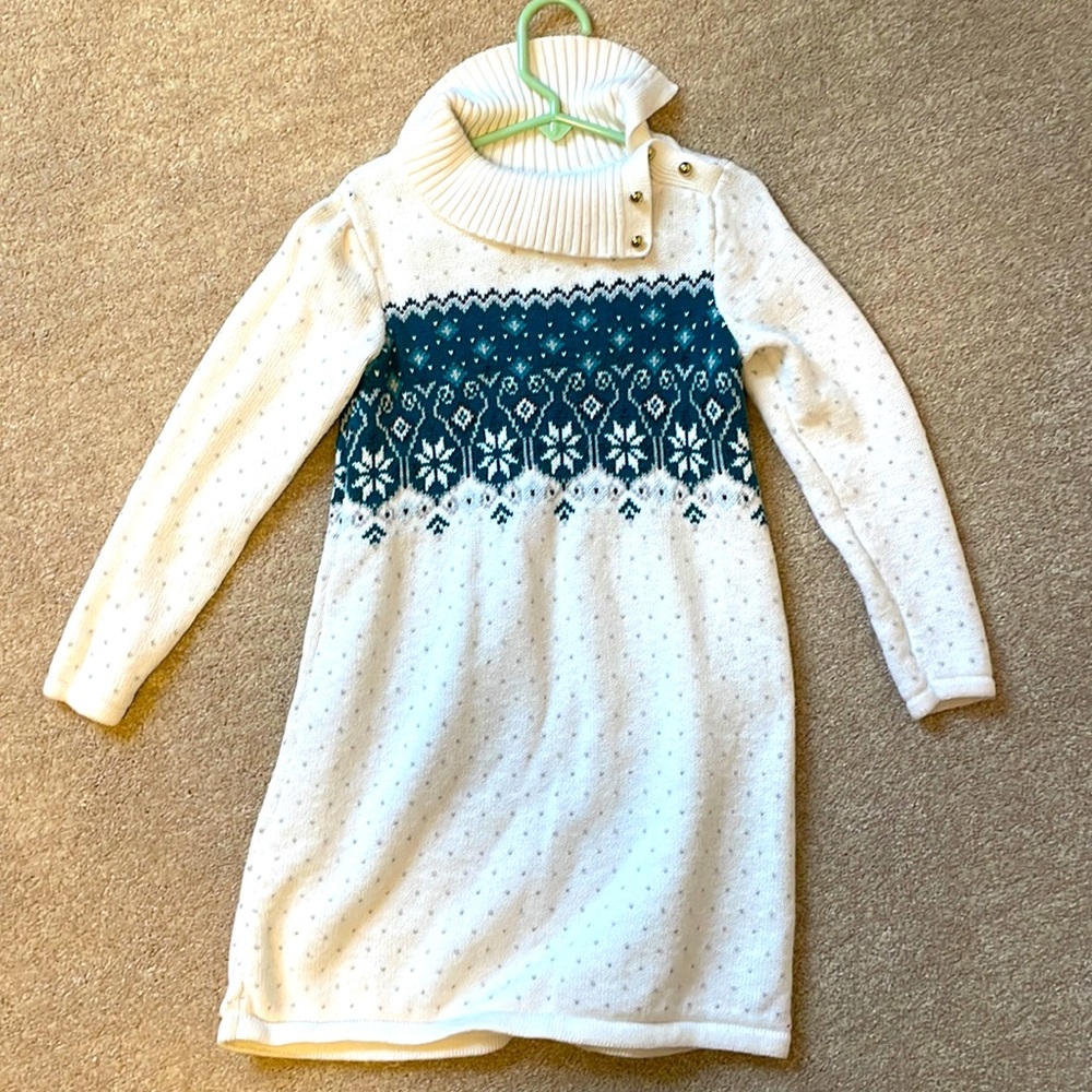 Girls Janie and Jack size 6 sweater dress